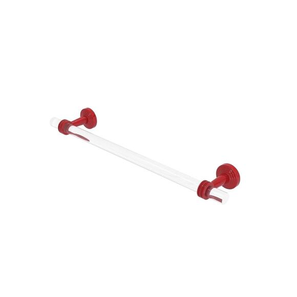 Red Allied Brass Pacific Beach Collection 24 Inch Towel Bar